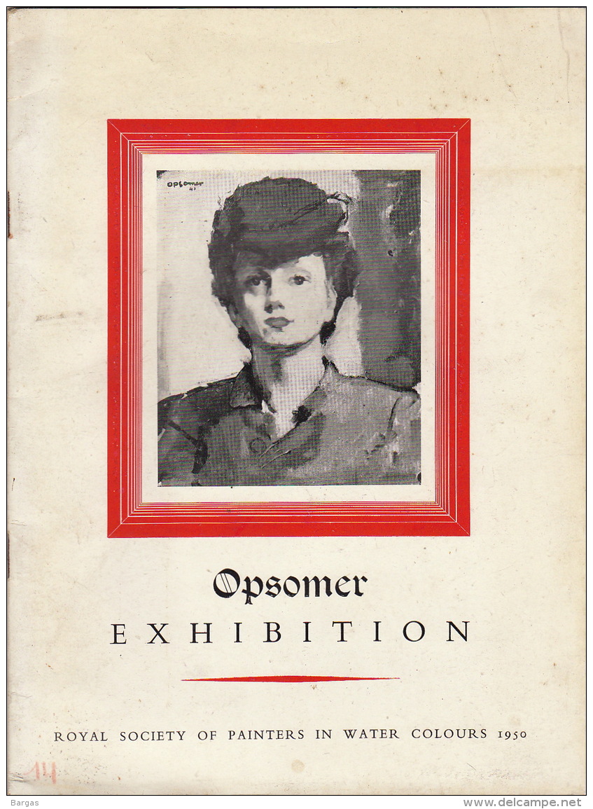 Isidore Opsomer Peintre Réaliste Post-impressioniste Lierre Catalogue Exposition En 1950 à Londres - Kunst