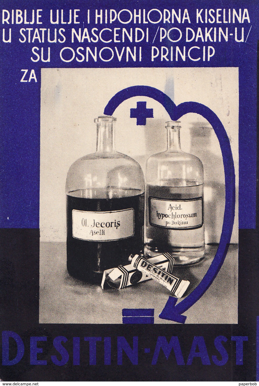 DESITIN-YUGOSLAVIA 1933,MEDICINE,PHARMACY - Publicidad