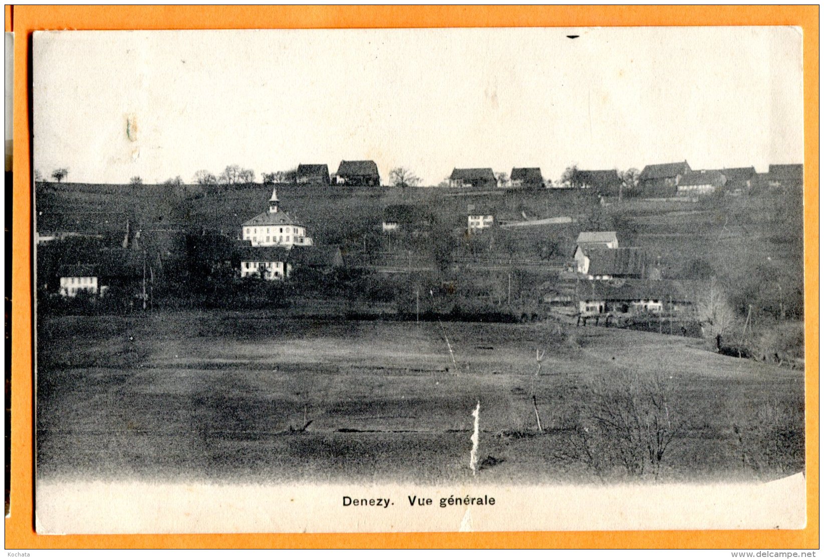 Madd197, Denezy Près De Thierrens, 2675, E. Steiner, 1 Marque Blanche, Circulée 1912 - Denezy 