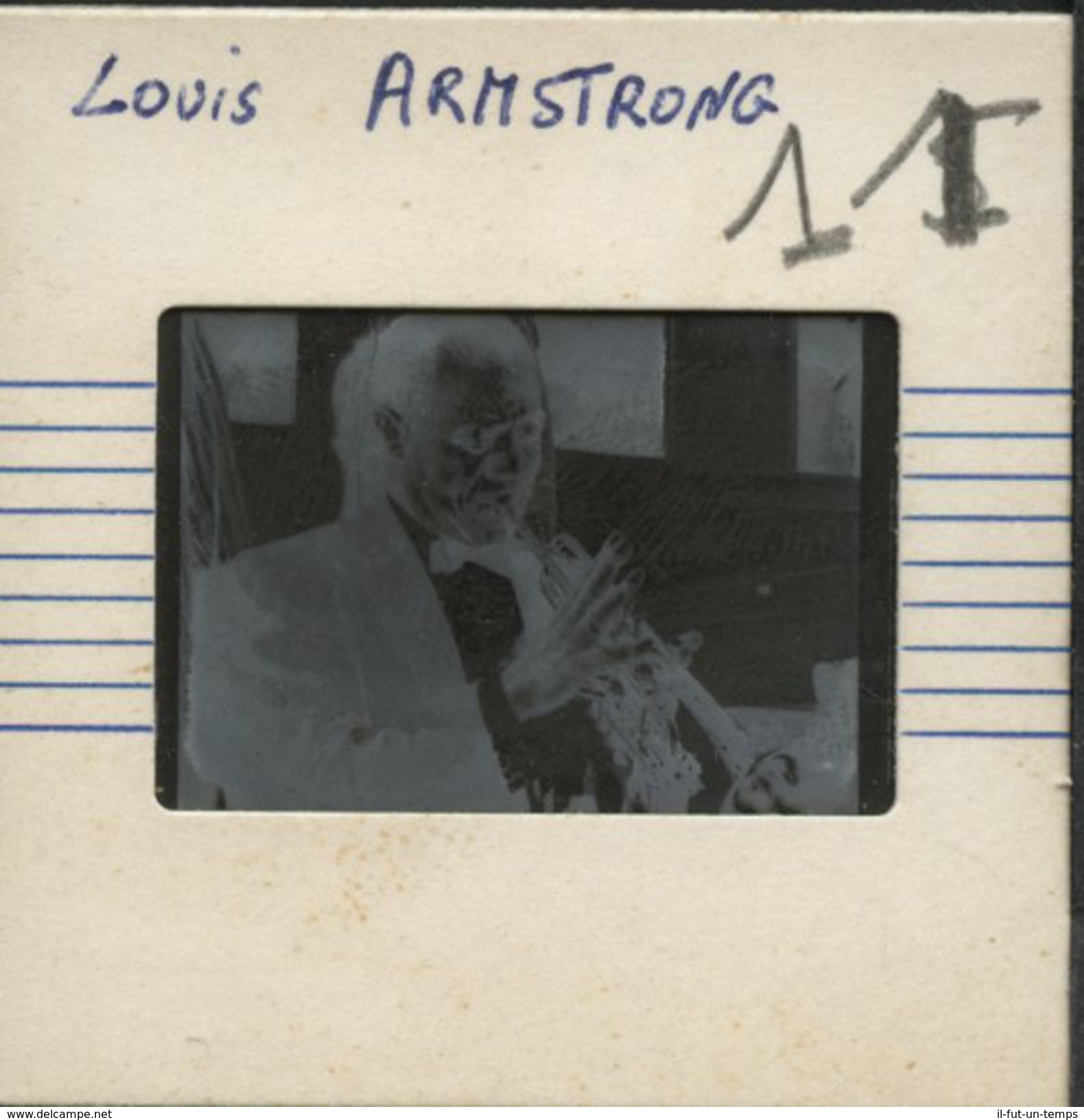 JAZZ - Personnalités : Luter,Ellington,Young,Gillespie,Fitzgerald,Hampton,Oliver,Beiderbecke,luter,Armstrong,Etc .. - Diapositives