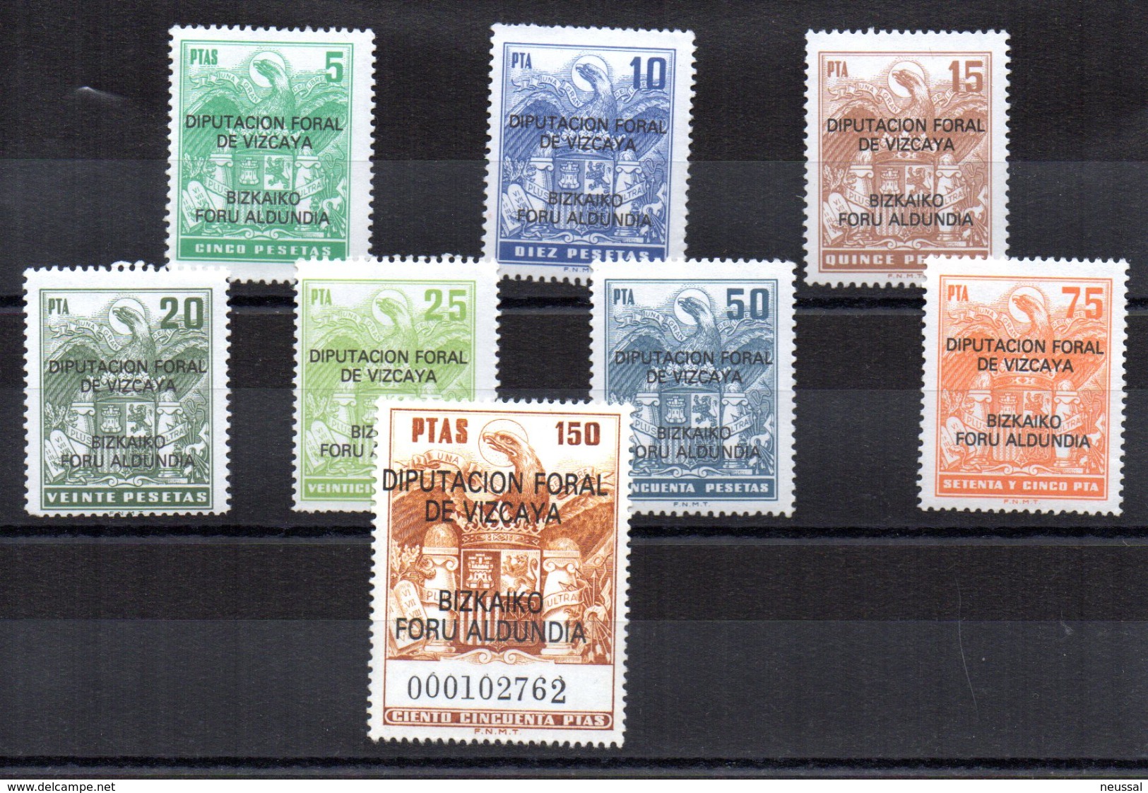 Sellos Fiscales De Vizcaya - Revenue Stamps