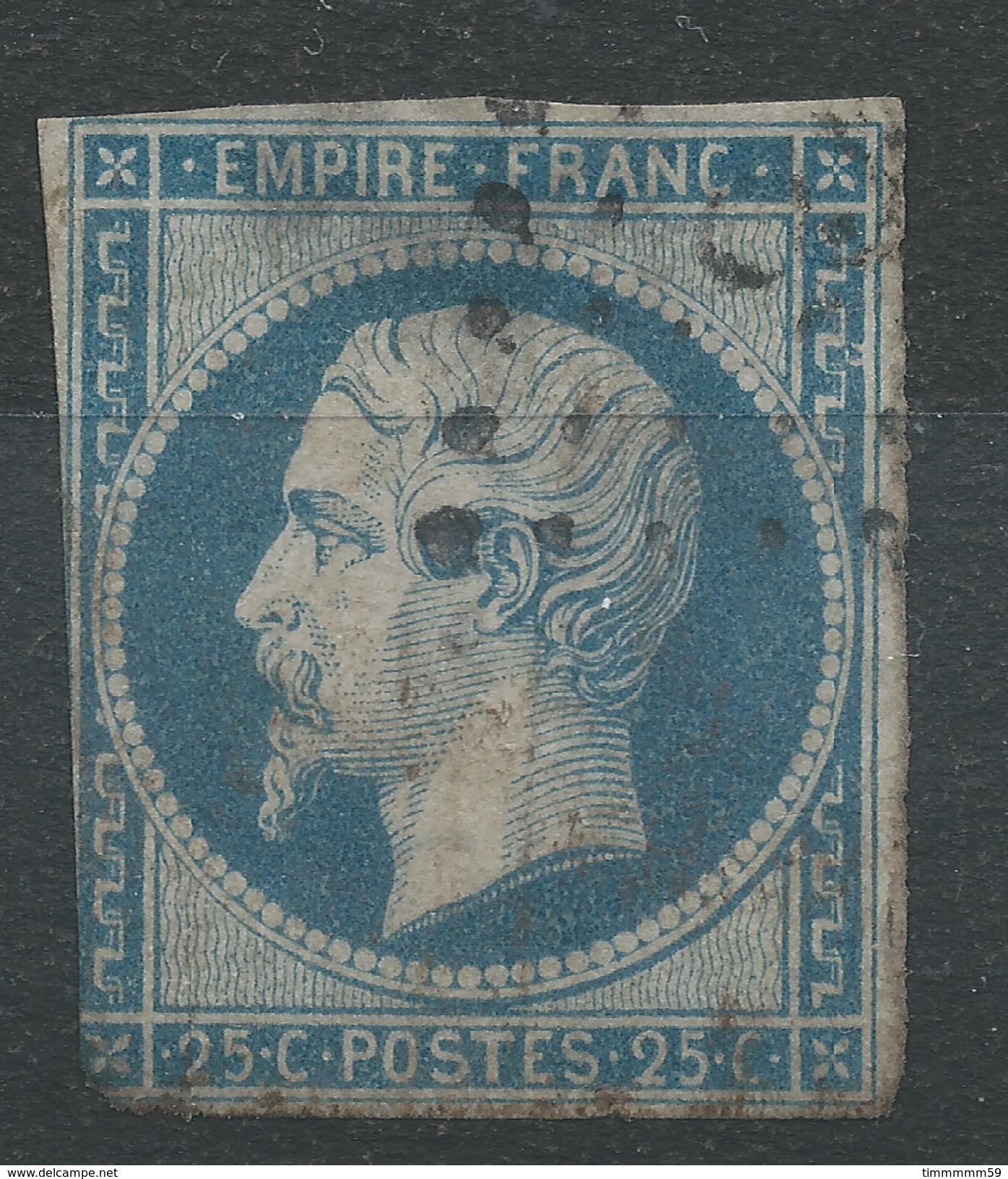 Lot N°32999   N°15, Oblit PC, Coté 285 Euros - 1853-1860 Napoléon III