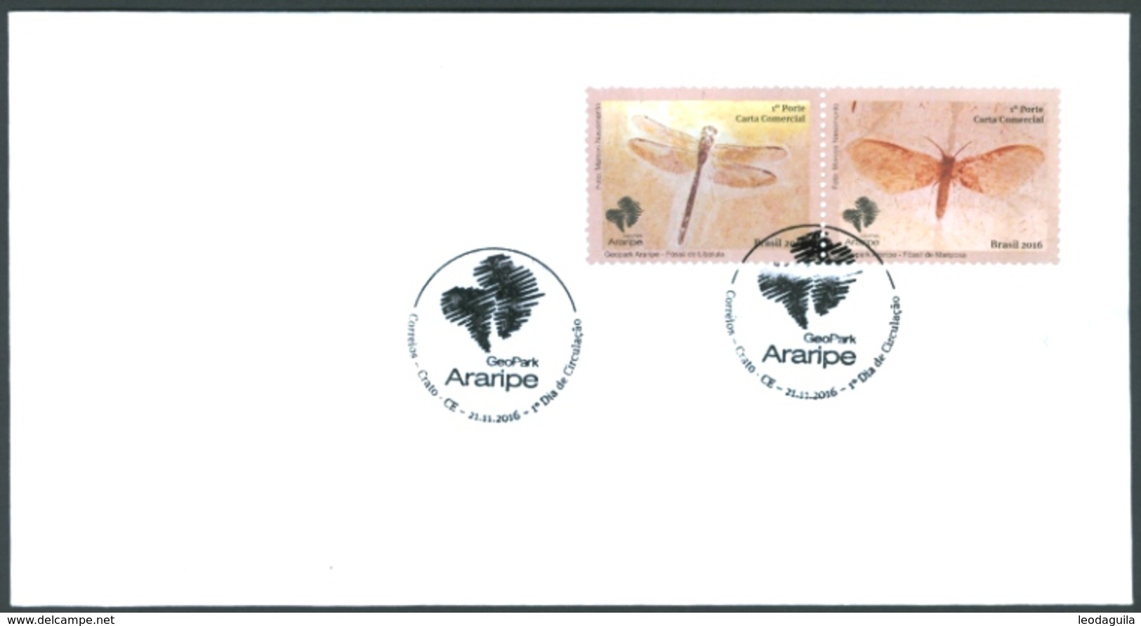 BRAZIL 2016  -  ARARIPE  GEOPARK   -  2v -  FDC - FDC