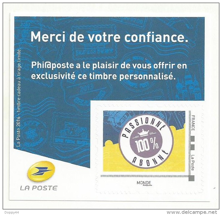 MINI BLOC CADEAU PHILPOSTE NOUVEAUTE  AVEC TP ADHESIF - Other & Unclassified