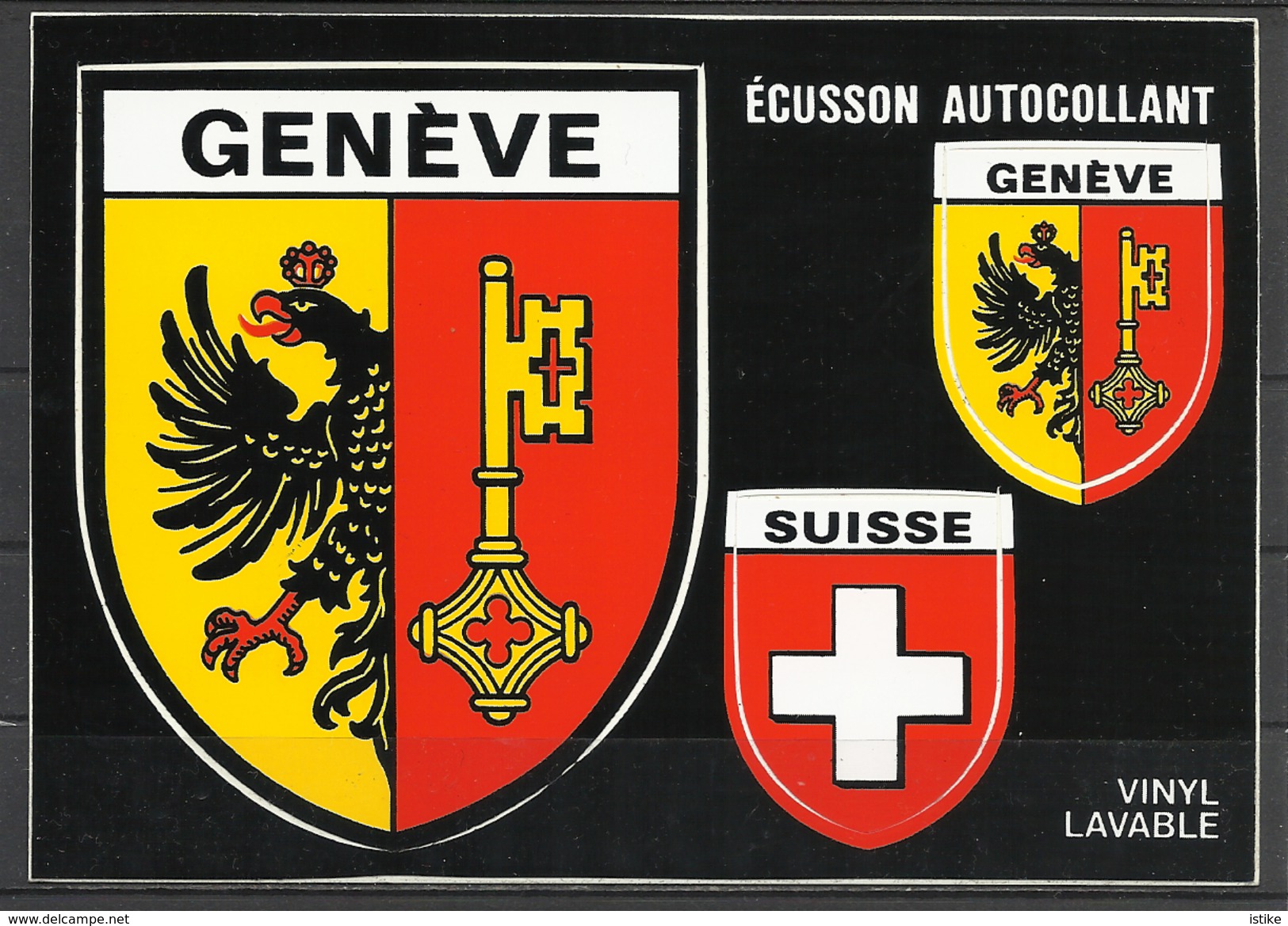 Switzerland, Geneve, Coat Of Arms, '80s. - Altri & Non Classificati