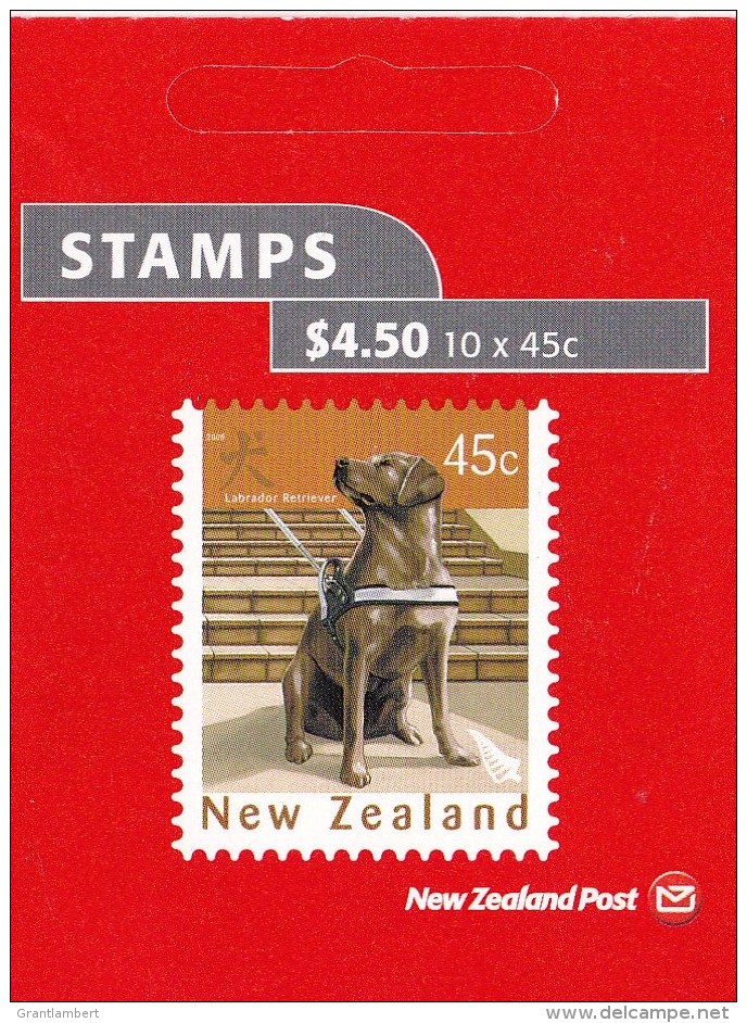 New Zealand 2006 Year Of Dog - Labrador Retriever Guide Dog Mint Booklet - - Booklets