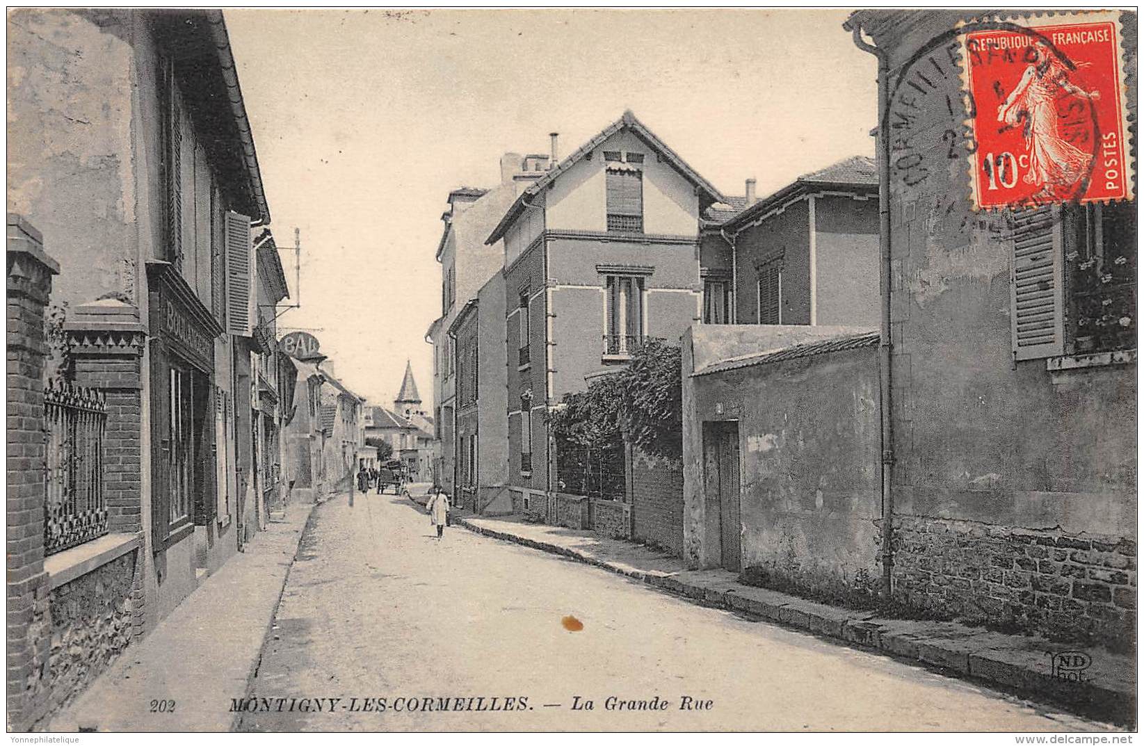 95 - VAL D'OISE / Montigny Les Cormeilles - La Grande Rue - Montigny Les Cormeilles