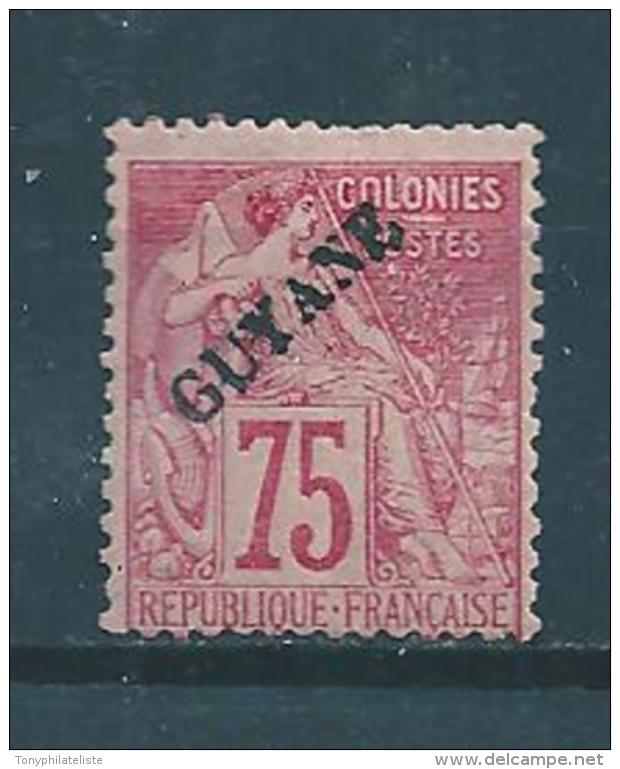 Colonie Timbres  De Guyanne  De 1892  N°27  Neufs*   Cote  180€ - Neufs