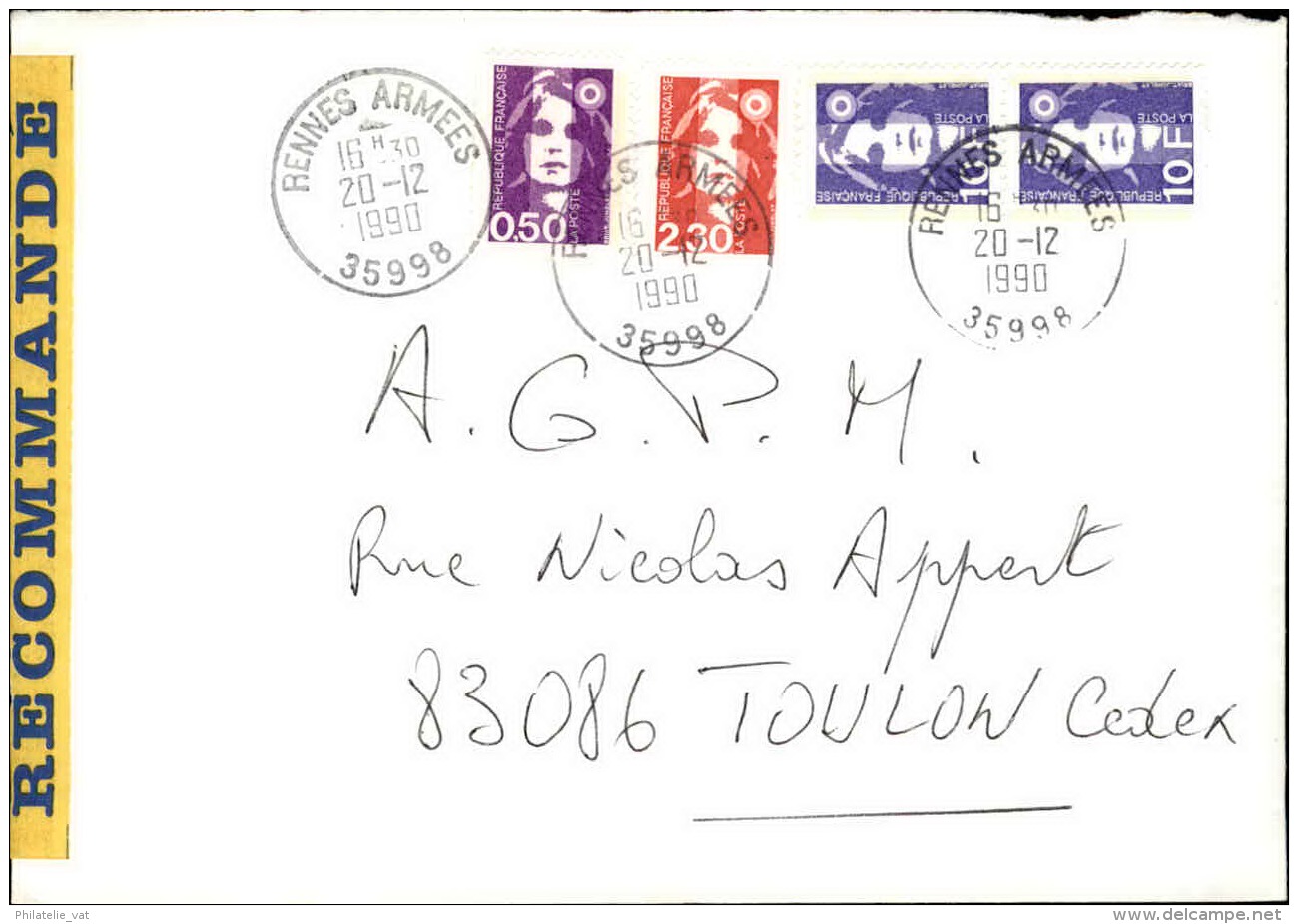 FRANCE - Enveloppe Envoyée D´une Base Aérienne - Pour étude Des Bases - Détaillons Collection - A Voir - Lot N° 20760 - 1960-.... Lettres & Documents