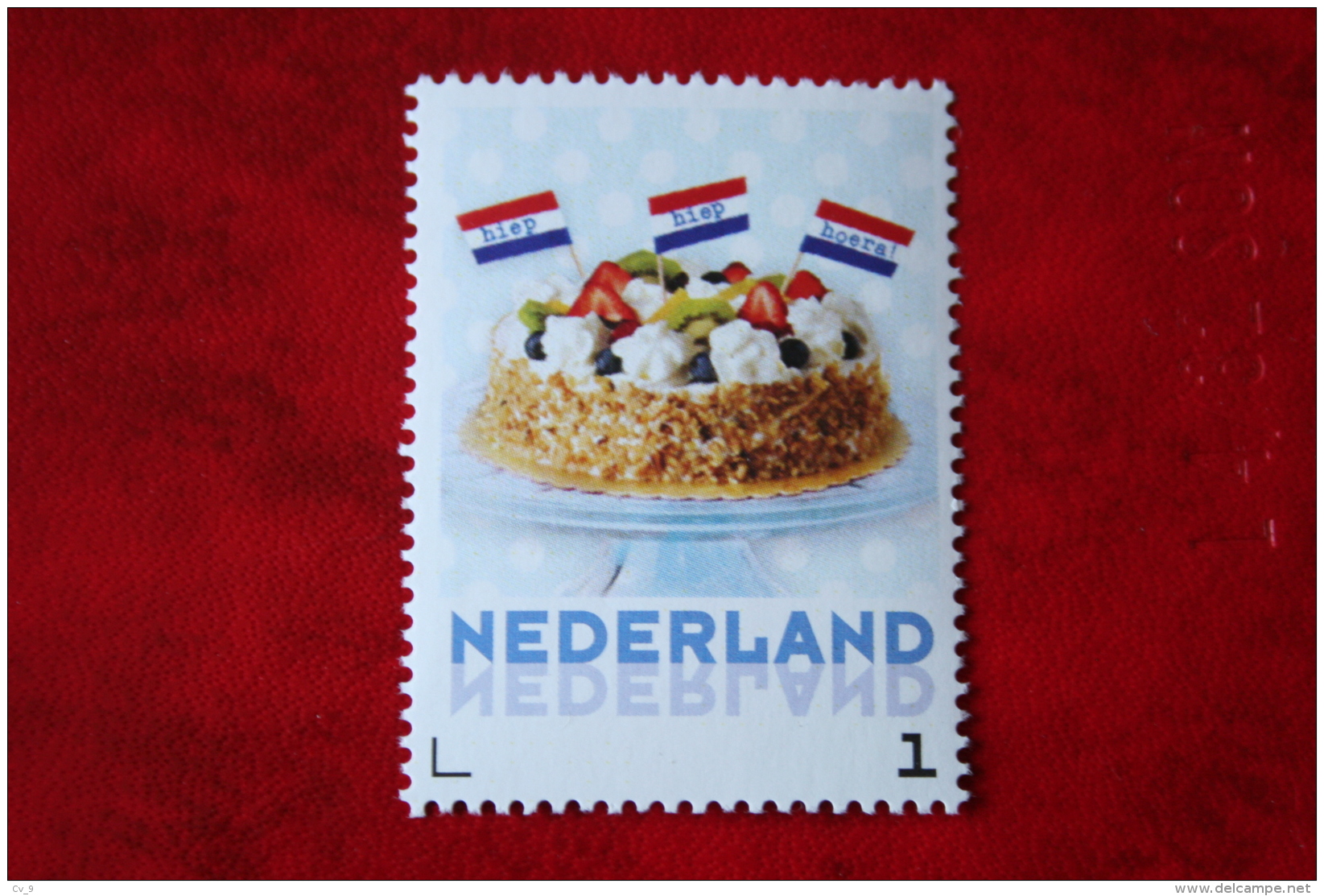 Birthday Cake Taart HALLMARK Persoonlijke Postzegel 2013 POSTFRIS / MNH ** NEDERLAND / NIEDERLANDE - Timbres Personnalisés