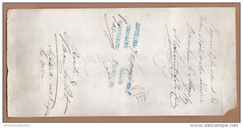 AC - BANCO DE ESPANA 1889 DATED 1000 PESETAS CHEQUE - Spanien