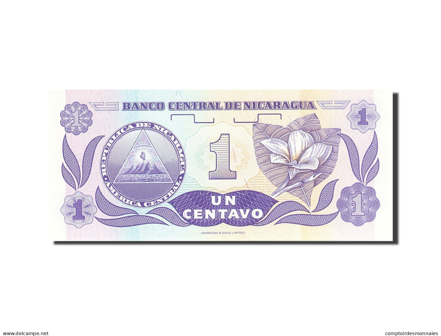 Billet, Nicaragua, 1 Centavo, 1991-1992, Undated (1991), KM:167, SPL - Nicaragua