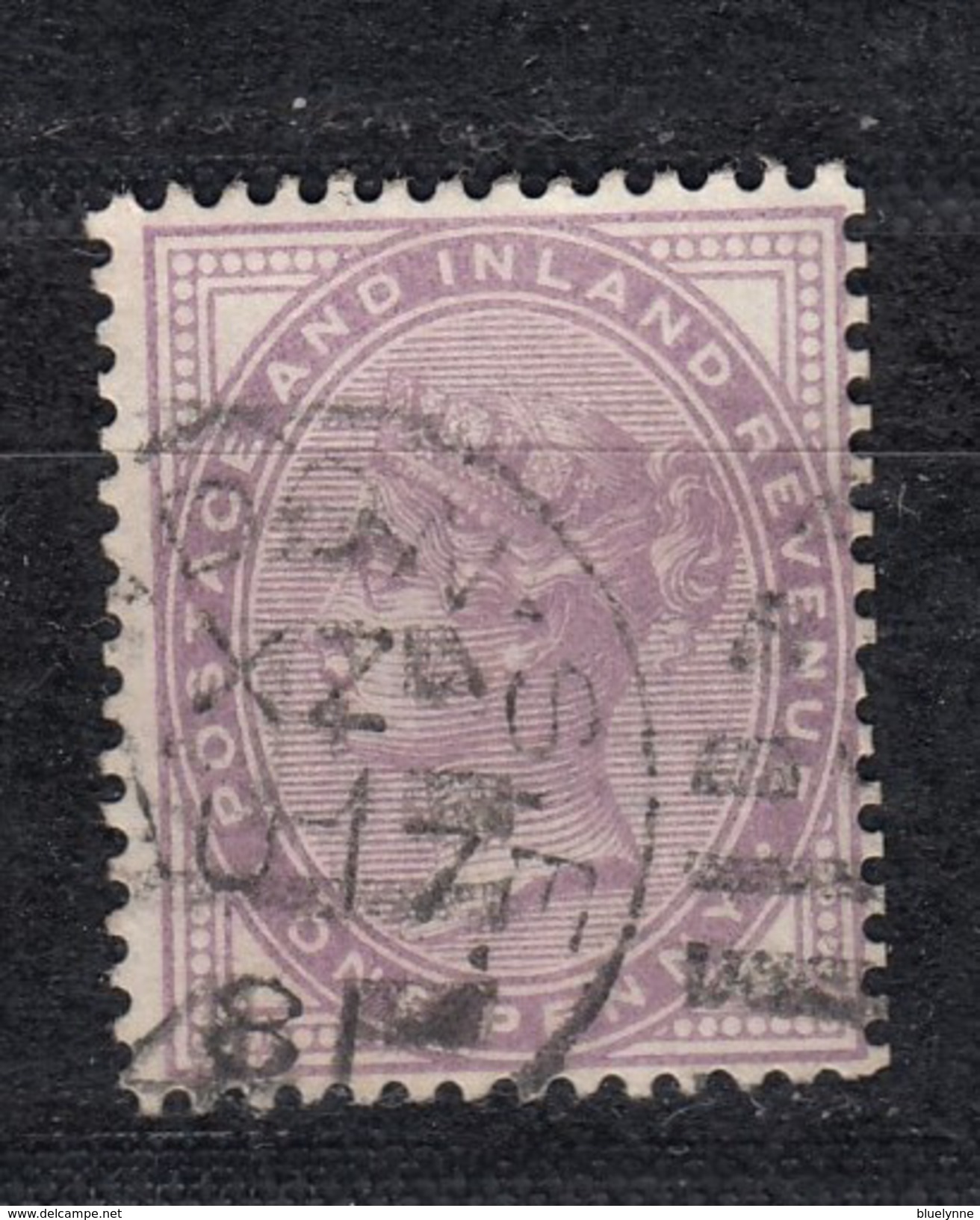 Großbritannien 1 P. Victoria 1881 -  Ovaler Balken-Stempel Und Kleiner 1 Kreis - Used Stamps