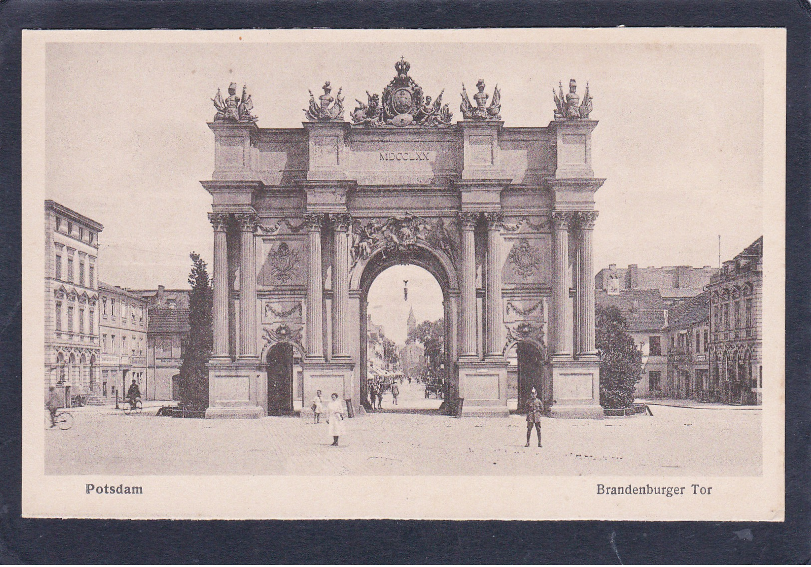 Old Postcard Of Potsdam,Brandenburger Gate, Brandenburg, Germany,V16. - Brandenburg