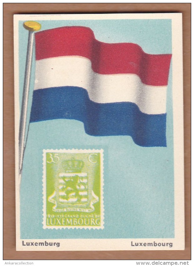 AC - Flags And Stamps Drapeaux Et Timbres  12 LUXEMBURG  LUXEMBOURG - Andere & Zonder Classificatie