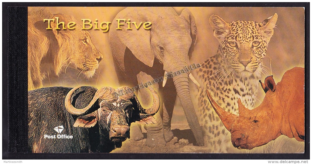 South Africa - Afrique Du Sud - Africa Sur 2001 Yvert  A C46 - The 5 Great Wild Animals - Airmail Prestige Booklet - MNH - Ungebraucht