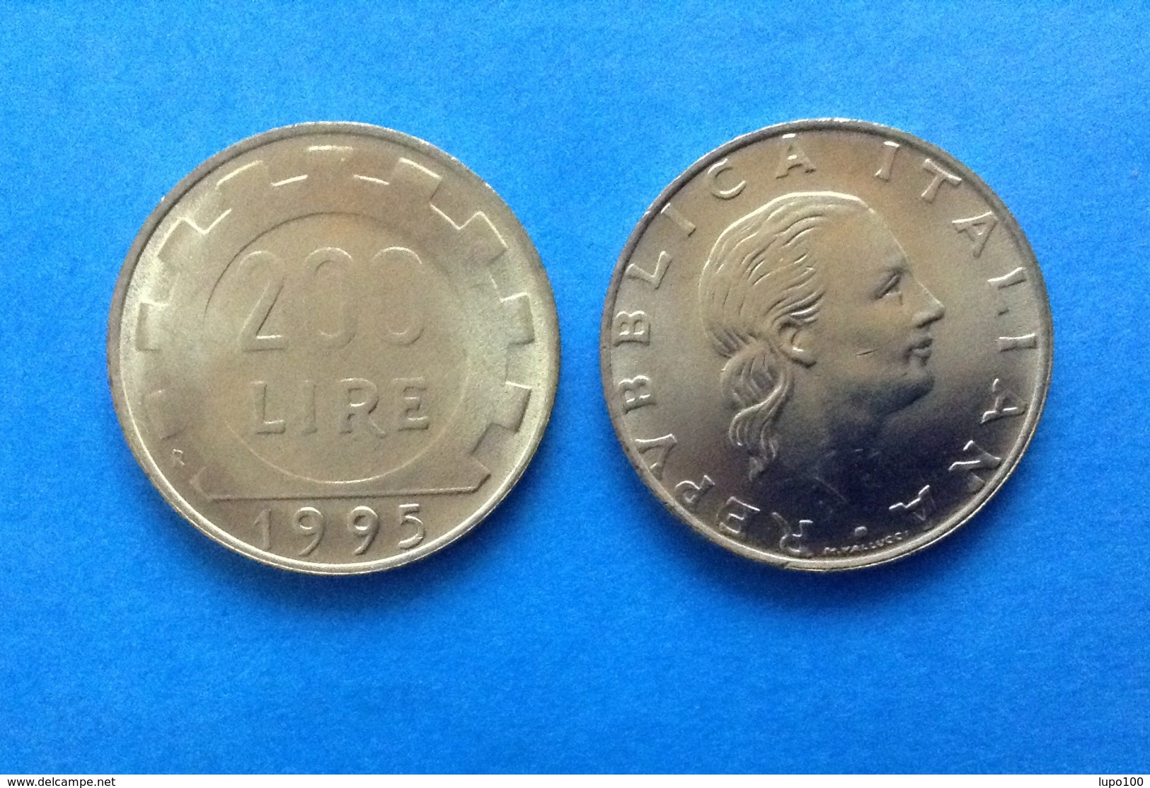 1995 ITALIA REPUBBLICA MONETA DA 200 LIRE FDC UNC DA ROTOLINO - 200 Lire