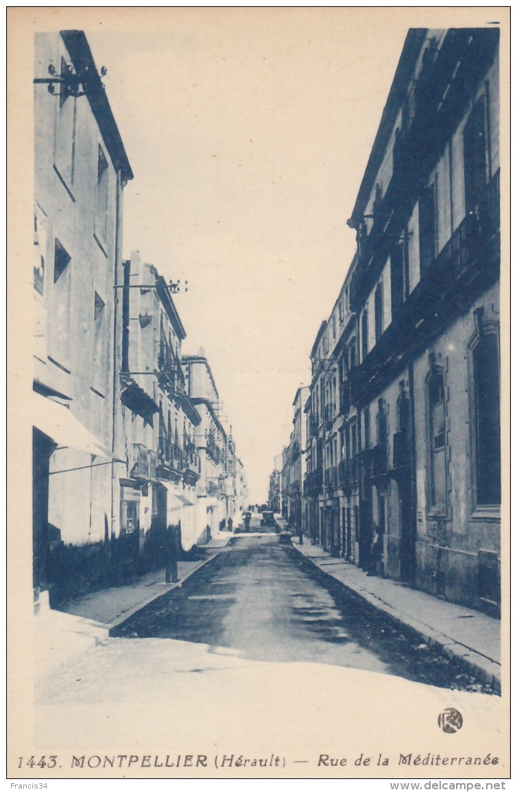 CPA - Montpellier - Rue De La Méditerranée - Montpellier