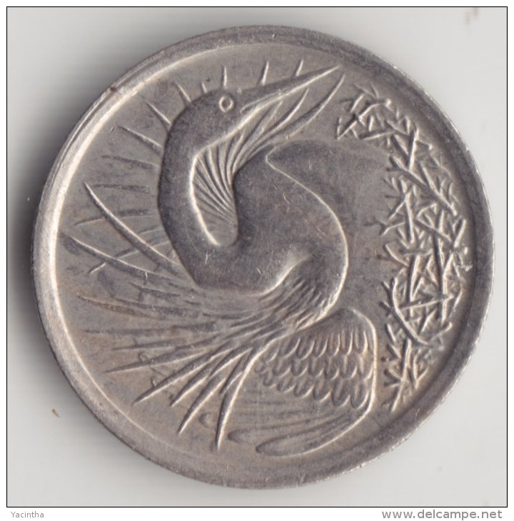 @Y@    Singapore  5 Cents   1969     (3978) - Singapore