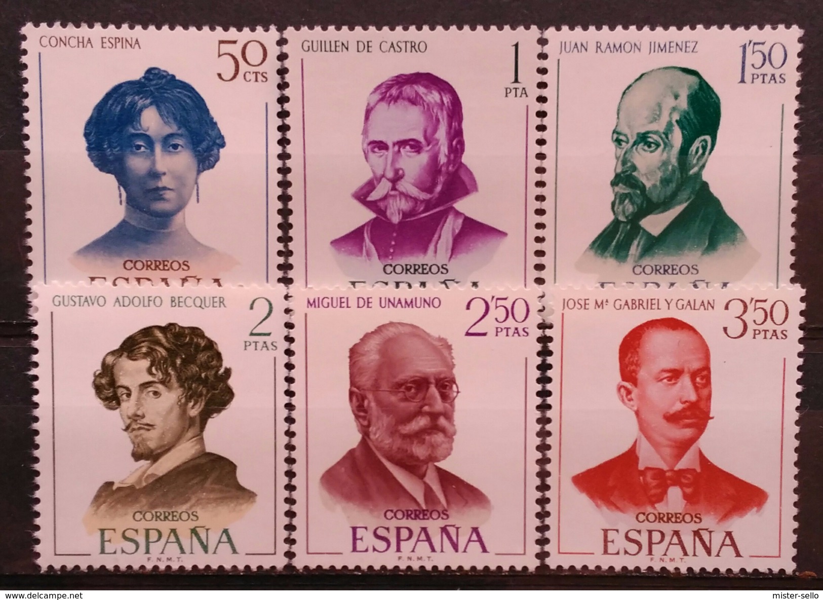 ESPAÑA 1970. Literatos. NUEVO - MNH ** - Nuevos