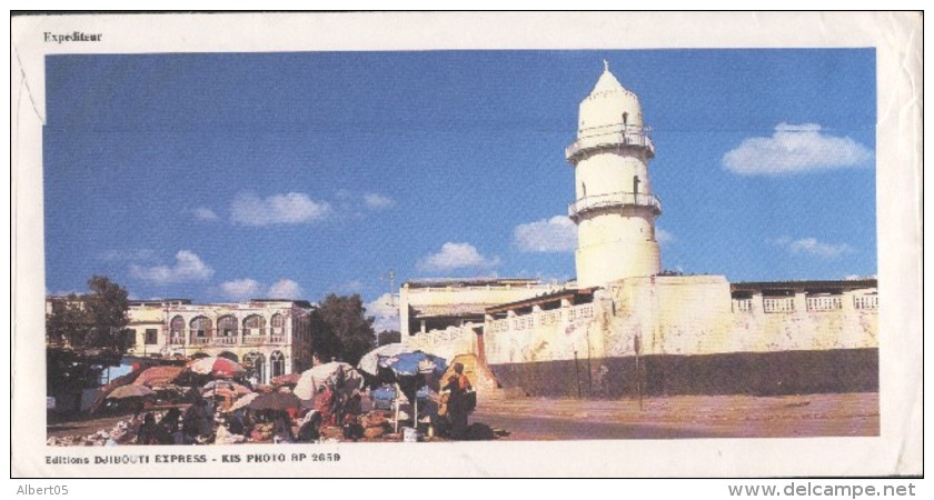 Deux Belles Enveloppes Décorées De Djibouti - Djibouti (1977-...)