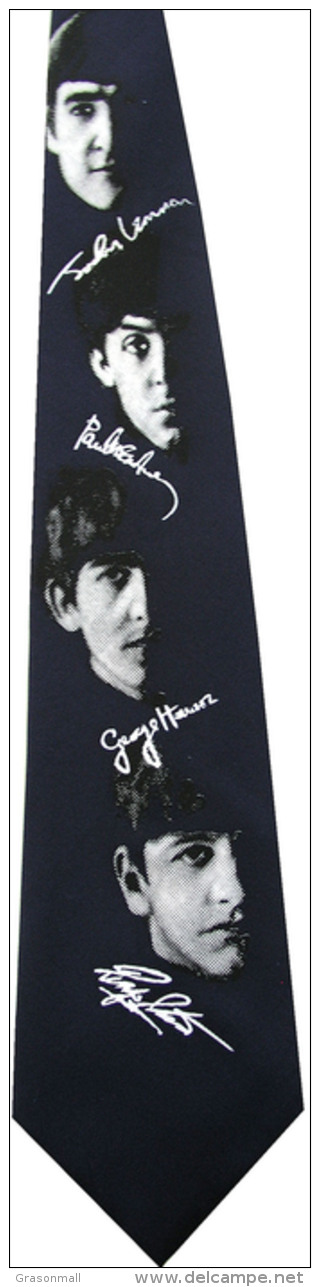 The Beatles Pop & Rock Band Super Star Novelty Neck Tie - Other & Unclassified