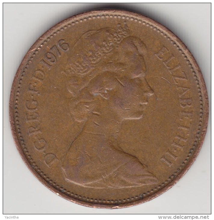 @Y@    Fiji   2 New Pence  1976          (4029) - Fidji