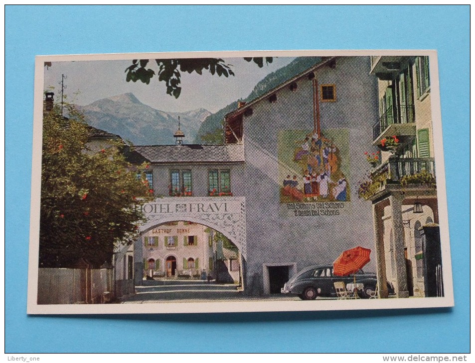 Hôtel FRAVI ANDEER Graubunden - Anno 19?? ( Zie Foto Details ) !! - Andeer