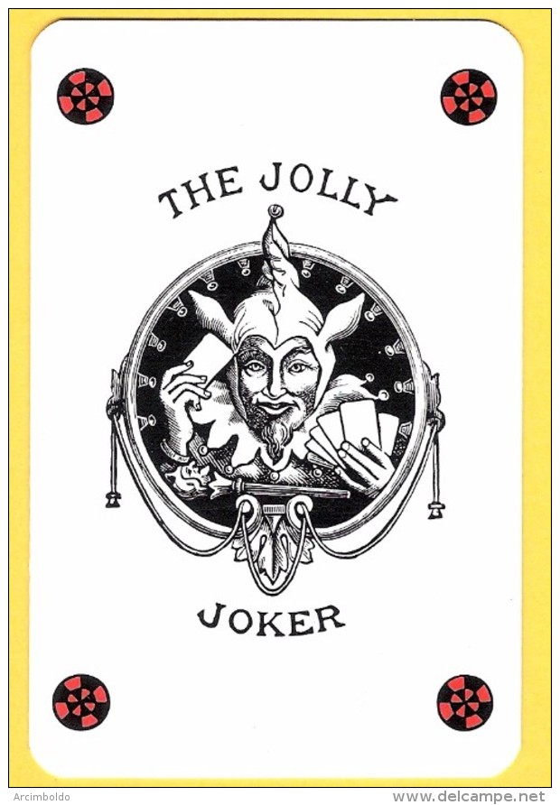 The Jolly Joker - Noir Avec étoiles Rouges Et Noires - Verso Club Med - Kartenspiele (traditionell)