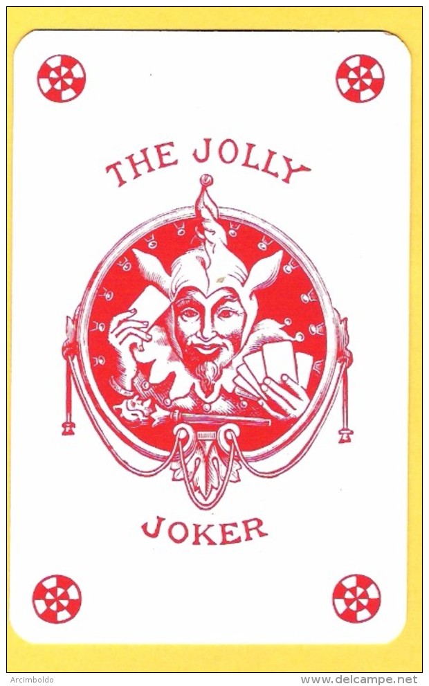 The Jolly Joker - Rouge Avec étoiles Rouges - Verso Tudor (batteries) - Speelkaarten