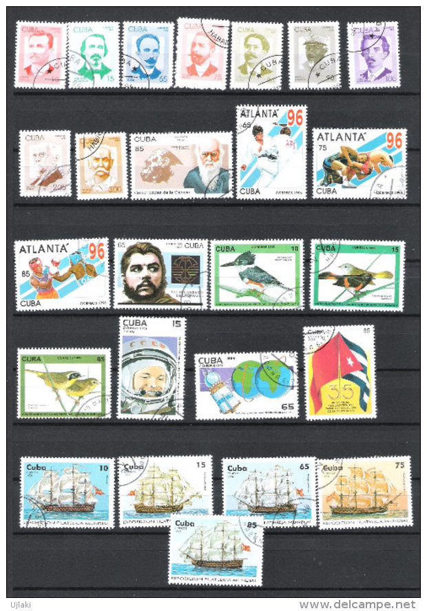 CUBA: Lot  De 70 TP: Année 1996 - Collections, Lots & Series