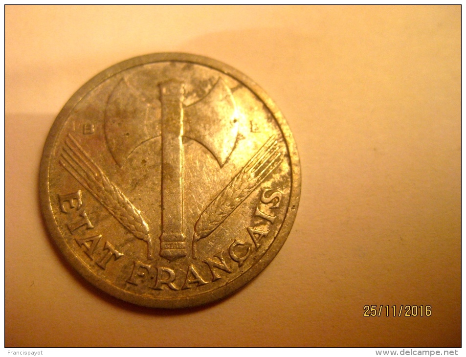 France: 1 Franc 1944 B - 1 Franc