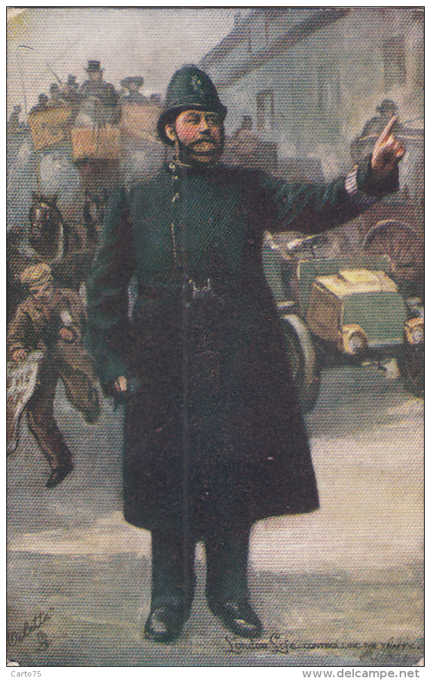 Métiers - Police - Policeman - Circulation Automobile - Tuck - Polizia – Gendarmeria