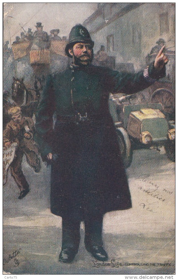 Illustrateur - Raphaël Tuck - Policeman - Tuck, Raphael