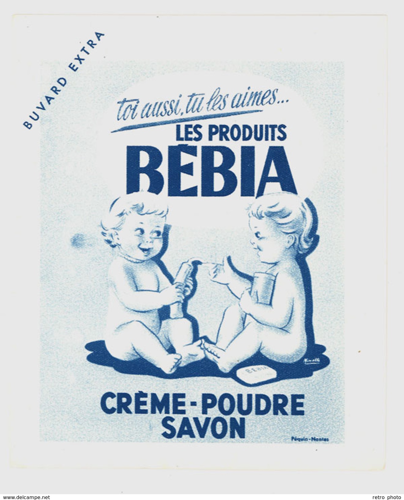 3 Buvards Produits Bébia, Crème, Savon, Poudre, Bébé - B