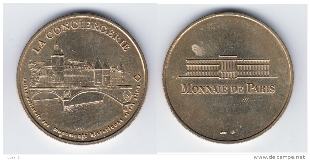 **** 75001 - PARIS - LA CONCIERGERIE 1998 - NON DATEE - MONNAIE DE PARIS **** EN ACHAT IMMEDIAT !!! - Non-datés