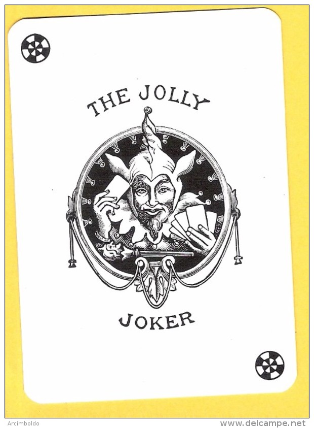 The Jolly Joker - Noir Avec  2 étoiles Noires - Verso Bleu - Speelkaarten