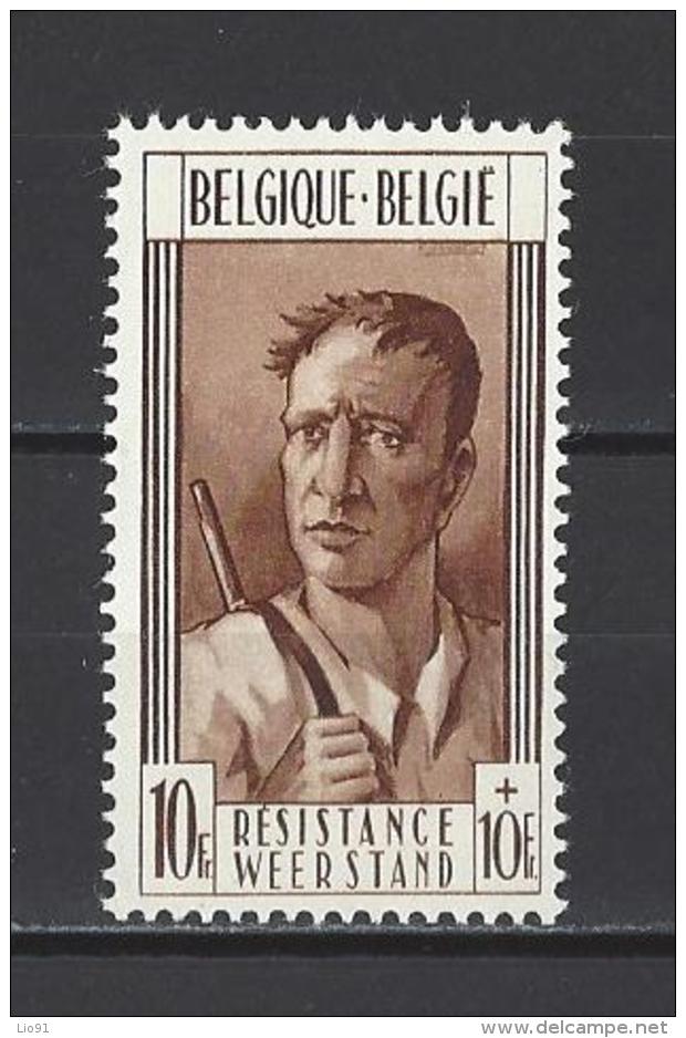 BELGIQUE . YT  786 Neuf * Au Profit Du Monument De La Résistance à Liège  1948 (voir Scan) - Ongebruikt