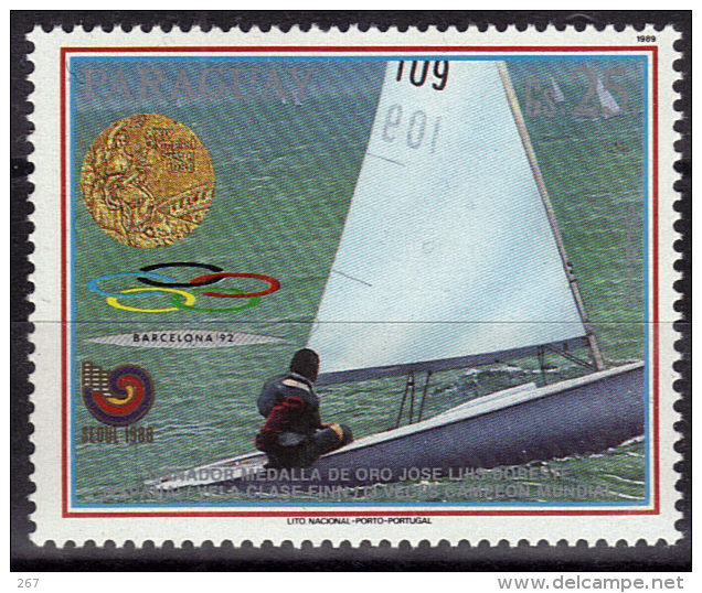 PARAGUAY  PA 1122     * *   Jo 1988  Voile - Segeln