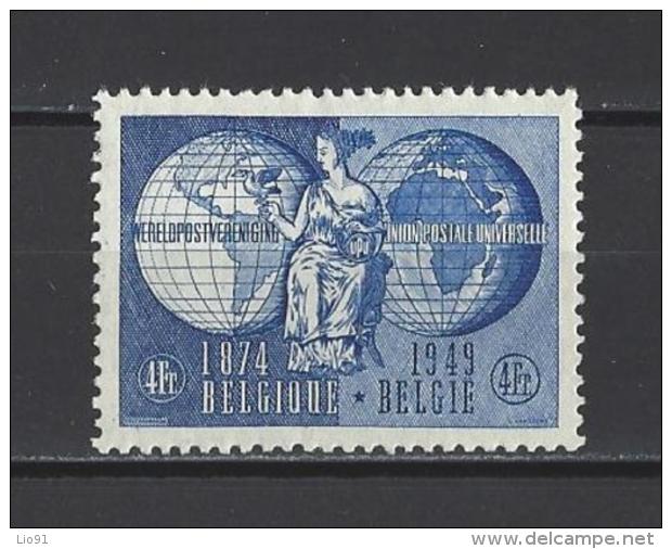 BELGIQUE . YT  812 Neuf * 75e Anniversaire De L'U.P.U.  1949  (voir Scan) - Unused Stamps