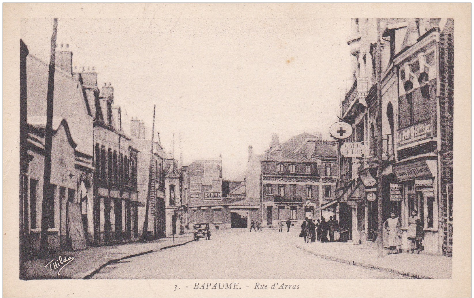 19S - 62 - Bapaume - Pas-de-Calais - Rue D'Arras - N° 3 - Bapaume