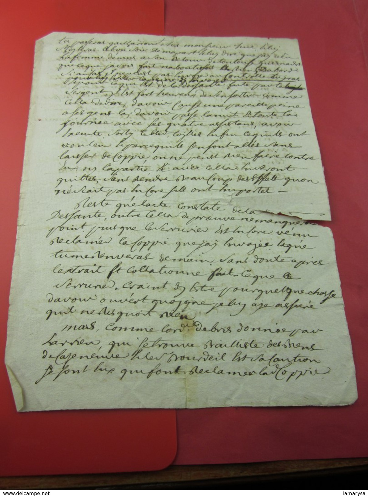 MILITARIA ANCIEN MANUSCRIT LETTRE DE MILITAIRE à DÉCHIFFRER à DATER QQ MOTS-SERGENT PATRIE DÉFAITE FORMATION LIRE ??... - Manoscritti