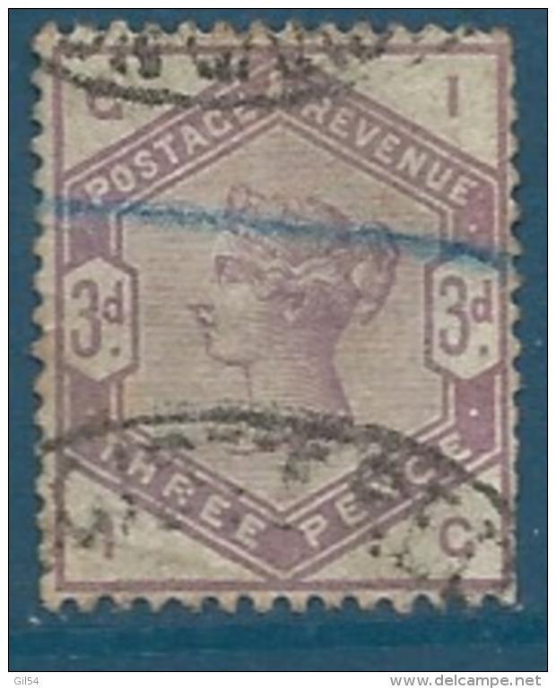 Grande Bretagne    - Yvert N° 80 Oblitéré Dents Rognée Su 1 Côté Bon 2è Choix     -cw0909 - Non Classificati