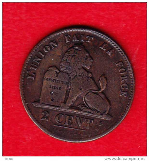 BELGIUM MORIN CAT N° 89 SUP  1835  (A27) - 2 Cent