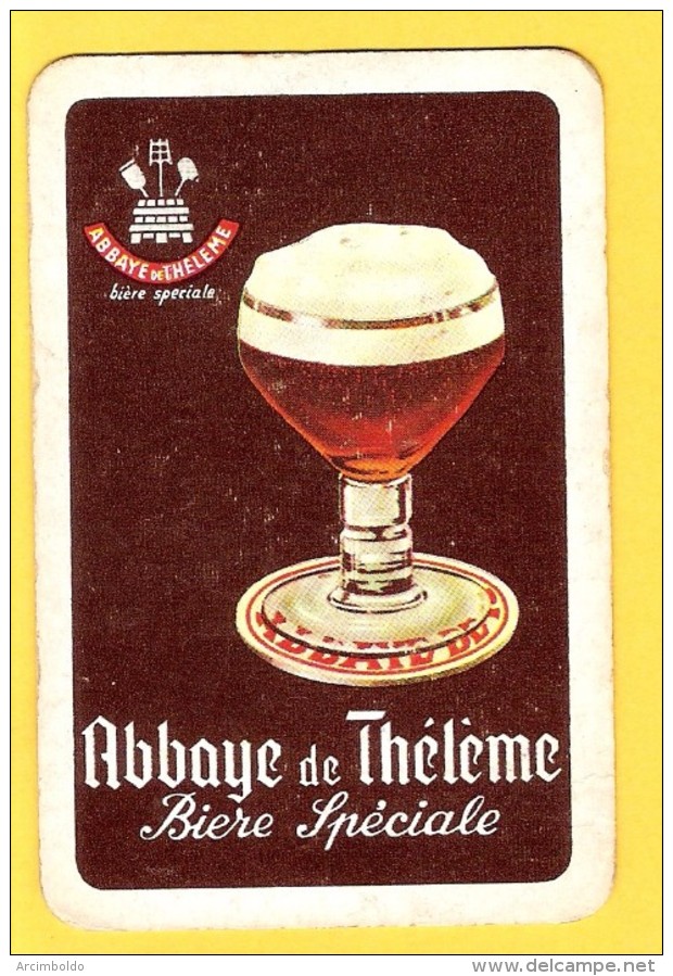 Joker Dansant - Verso Abbaye De Thélème (brasserie, Beer, Bière) - Kartenspiele (traditionell)