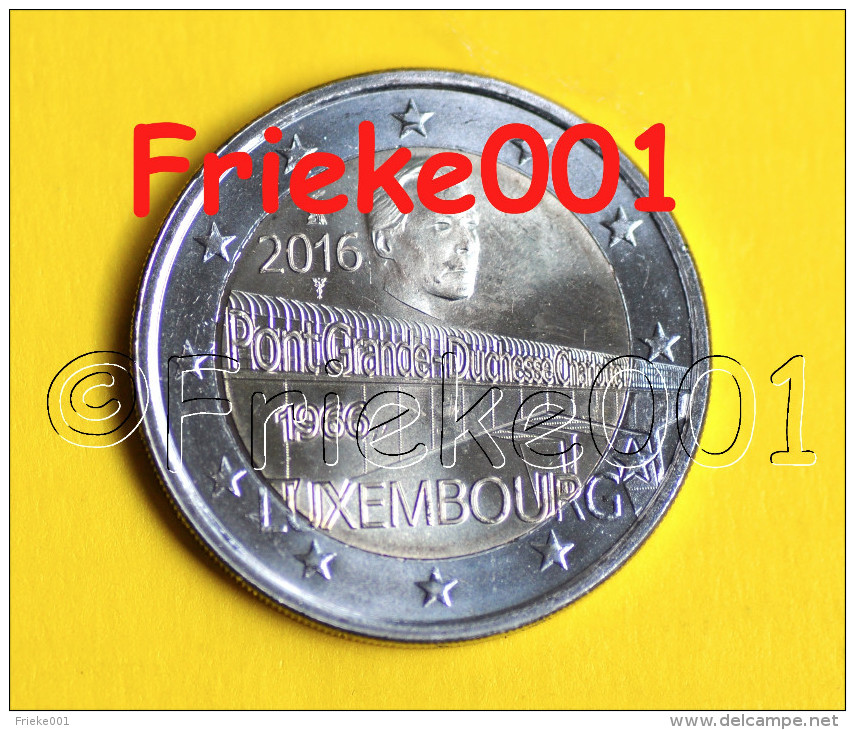 Luxemburg - Luxembourg - 2 Euro 2016 Comm.(Charlottebrug) - Luxemburg