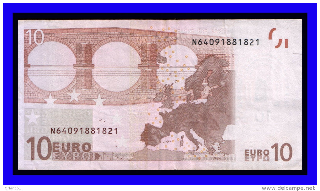 "N" AUSTRIA Firma DUINSEBERG  F005 D6 CIRCULATE SEE SCAN!!!!!RARE,RARE!!! - 10 Euro