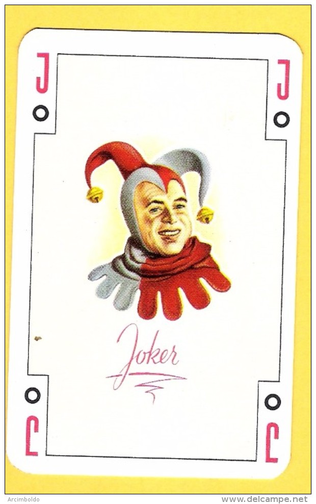 Joker Avec J Rouge - Verso Ferodo Flèche Cerf - Speelkaarten