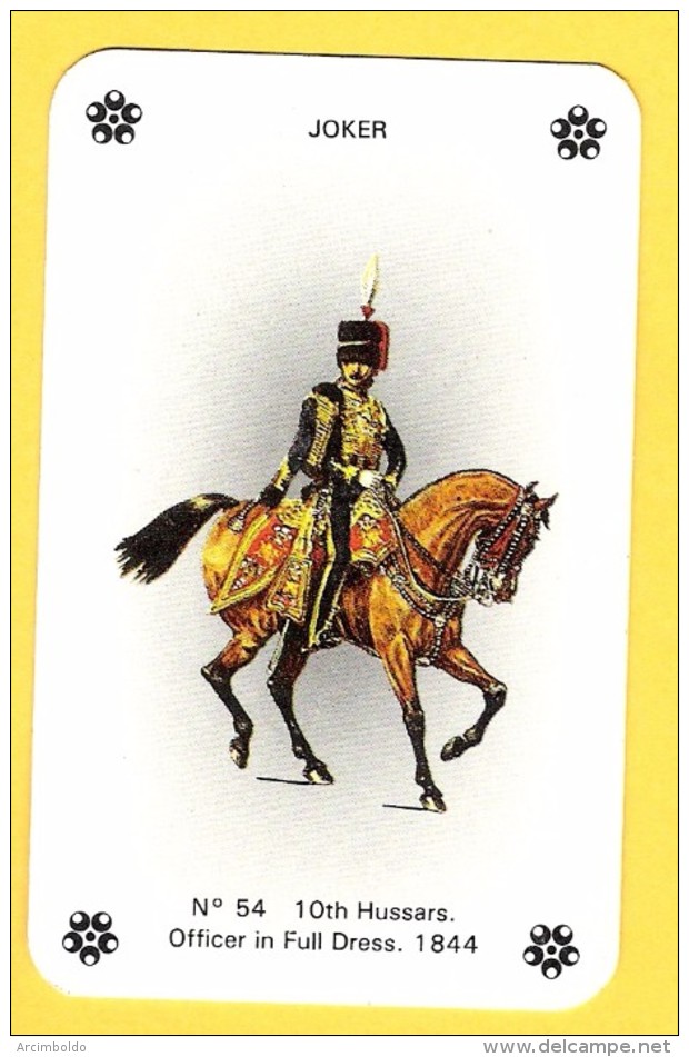 Joker Hussard N°54 - Petit Format 8 X 5 Cm ! - Verso Jubilee Cigarettes - Speelkaarten