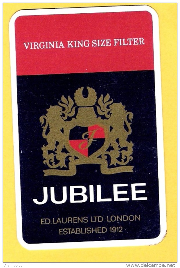 Joker Hussard N°54 - Petit Format 8 X 5 Cm ! - Verso Jubilee Cigarettes - Speelkaarten